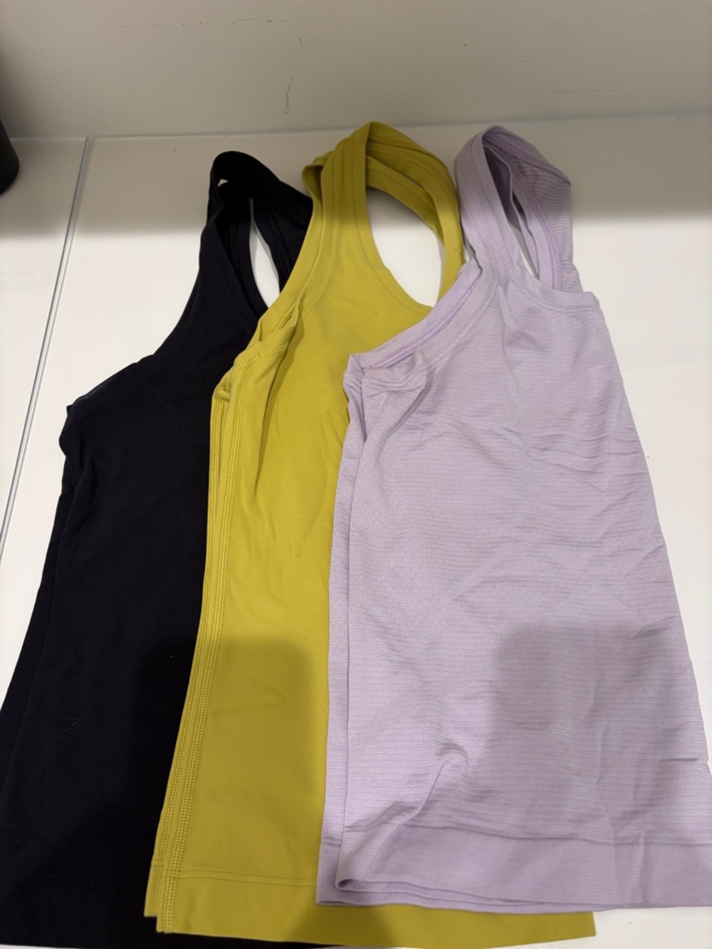 Lululemon Women’s Racerback Tank Top - Black, Olive, Lavender